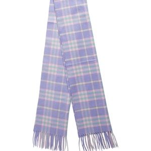 Lavender Cashmere Burberry Scarf